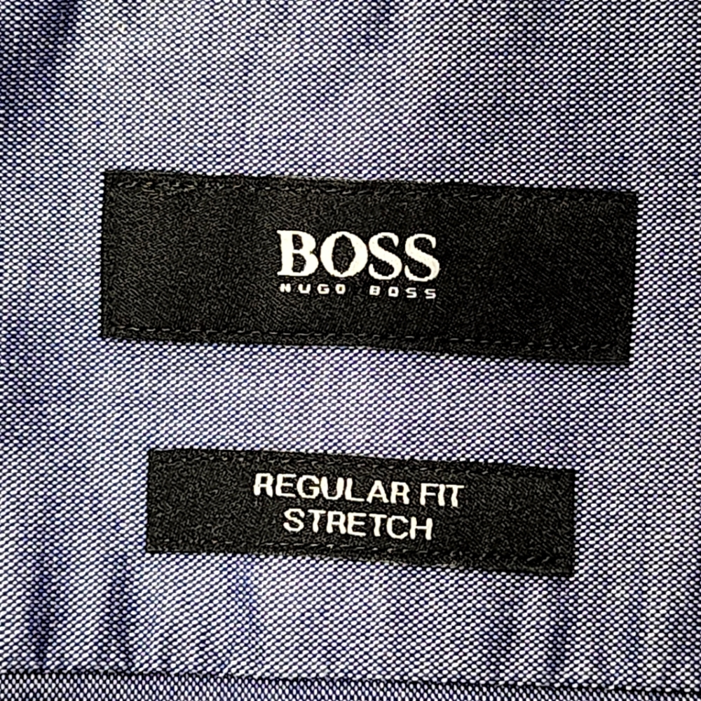 Hugo Boss Pattern Long Sleeve Button Up Dress Shirt - Mens 2XL